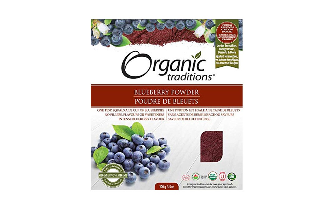 Organic Traditions Blueberry Powder   Pack  100 grams